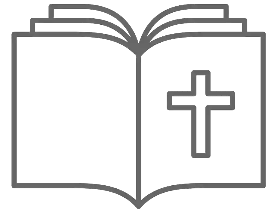 bible and cross book